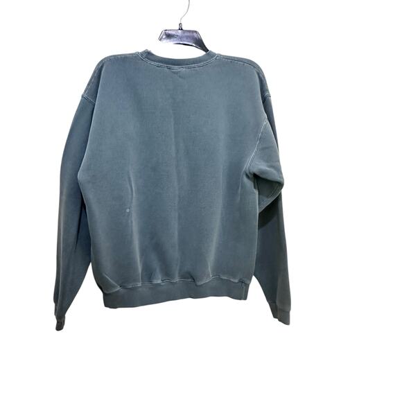 PTM Sport Men's Blue Cotton Blended Long Sleeves Crew Neck Sweatshirt Size M - Picture 2 of 6